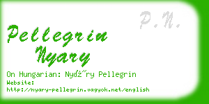 pellegrin nyary business card